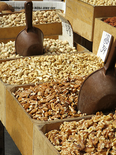 Nuts on the Levinsky Market Tel Aviv