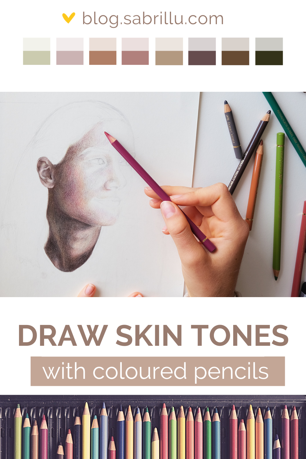 Creating Skin Tones With Colored Pencils