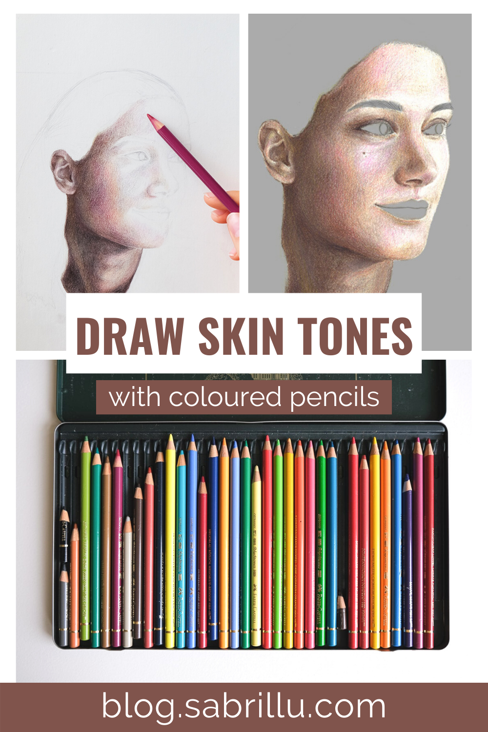 How to Draw Skin Tones with Coloured Pencils Illustration & Drawing Blog